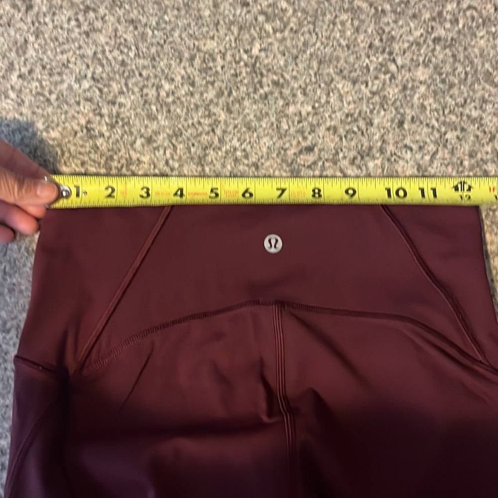 Lululemon Maroon Leggings - Picture 5 of 6